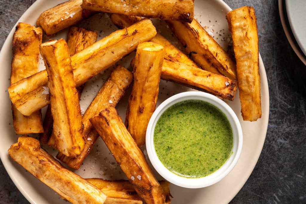 East African Snack: Cassava Chips (fries)