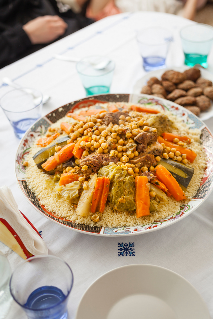 MOROCCAN COUSCOUS WITH SEVEN VEGETABLES