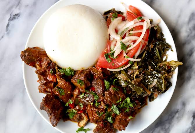 Ugali with Sukuma Wiki - A Delightful Taste of Kenyan Cuisine!